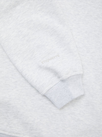 Etiquette Core Crew 'Grey' — Light Grey Heather — Size S — Detail View