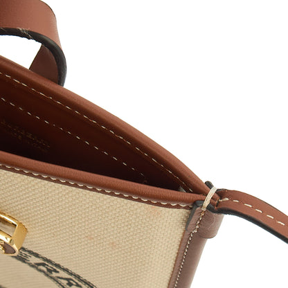 Burberry Cross Body 55s Phone Case in White, Fabric — Alternate View 17