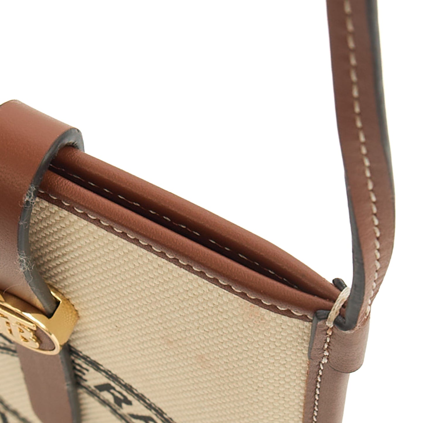 Burberry Cross Body 55s Phone Case in White, Fabric — Alternate View 10