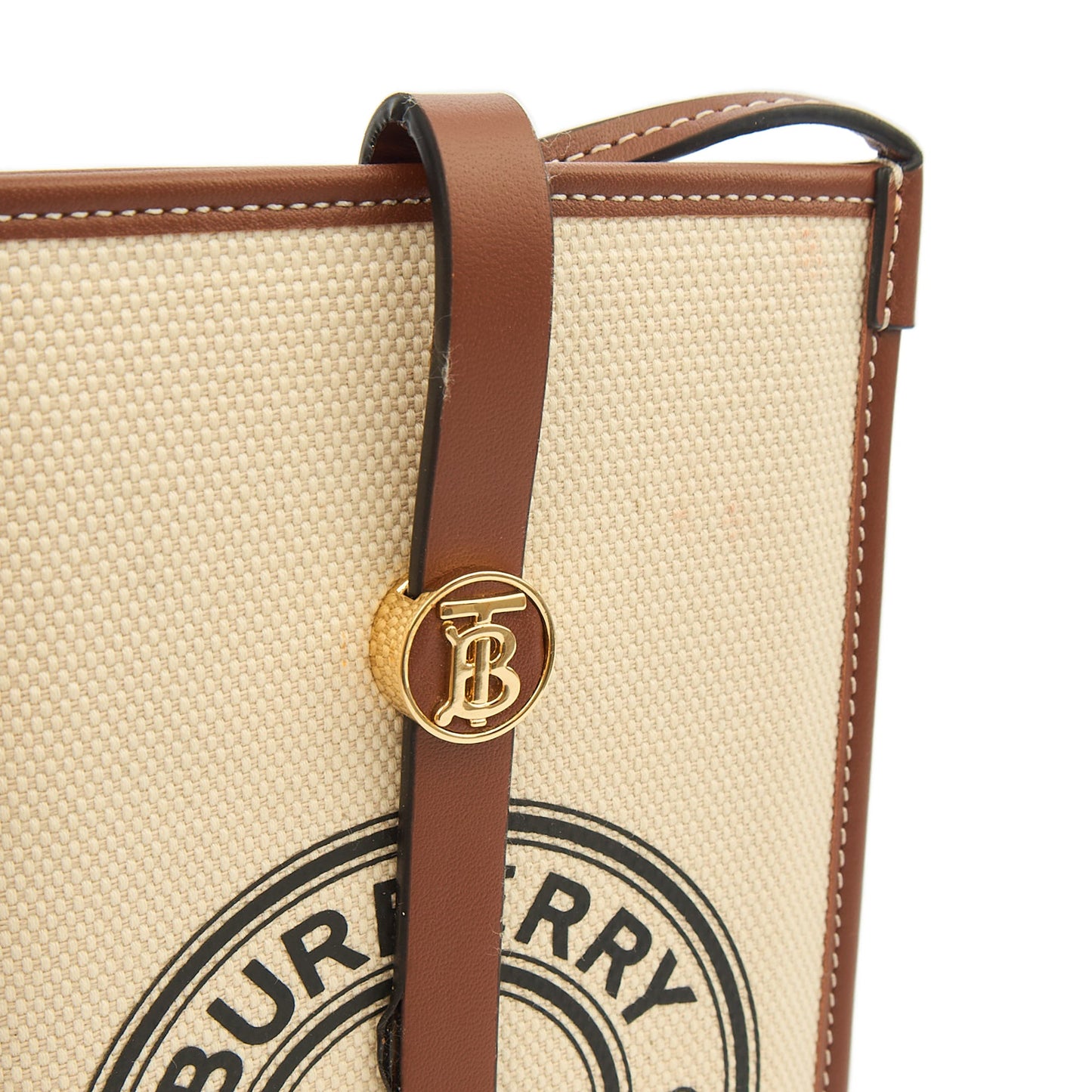 Burberry Cross Body 55s Phone Case in White, Fabric — Alternate View 12