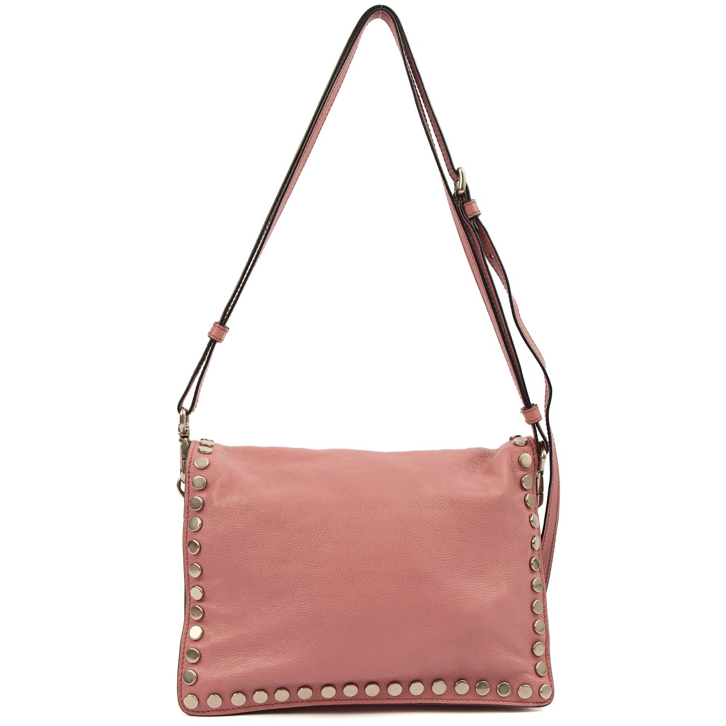 Prada Cross Body Buckle Tote  in Pink, Calfskin — Alternate View 11