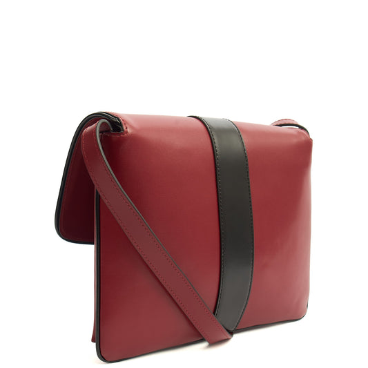 Gucci Cross Body Arli in Red, Leather — Side View
