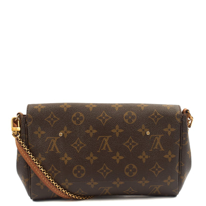Louis Vuitton Cross Body Favorite MM in Monogram, Canvas — Back View
