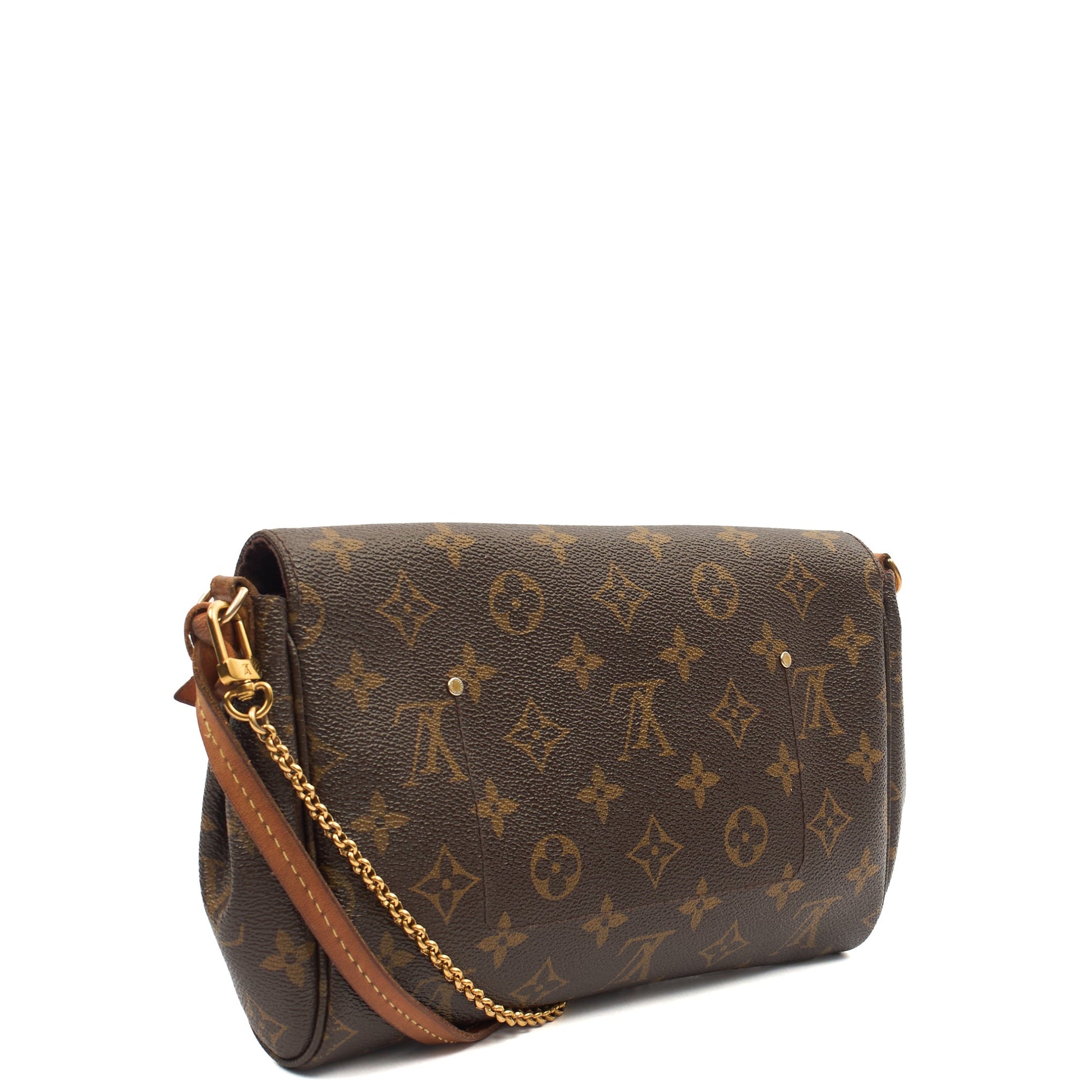 Louis Vuitton Cross Body Favorite MM in Monogram, Canvas — Side View