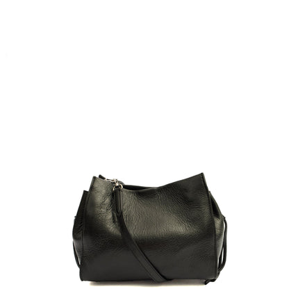 Mulberry Tote Iris - Small in Black, Calfskin Leather — Alternate View 19