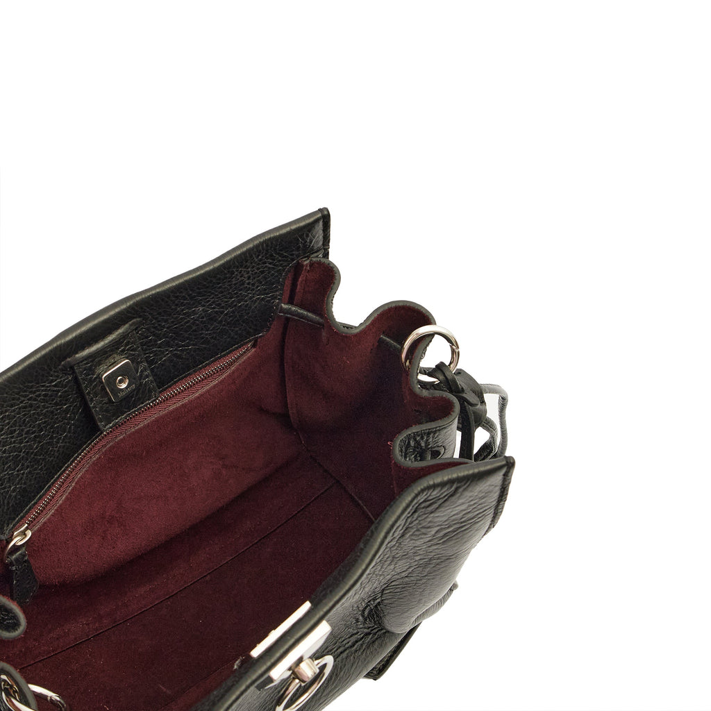 Mulberry Tote Iris - Small in Black, Calfskin Leather — Alternate View 8