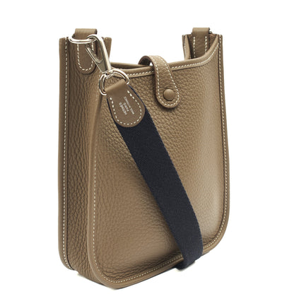 Hermes Evelyne 16 in Etoupe, Clemence Leather — Alternate View 24