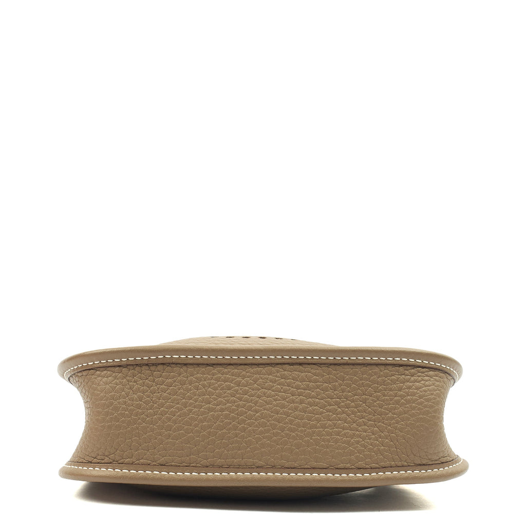 Hermes Evelyne 16 in Etoupe, Clemence Leather — Top View