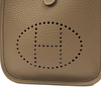 Hermes Evelyne 16 in Etoupe, Clemence Leather — Alternate View 19