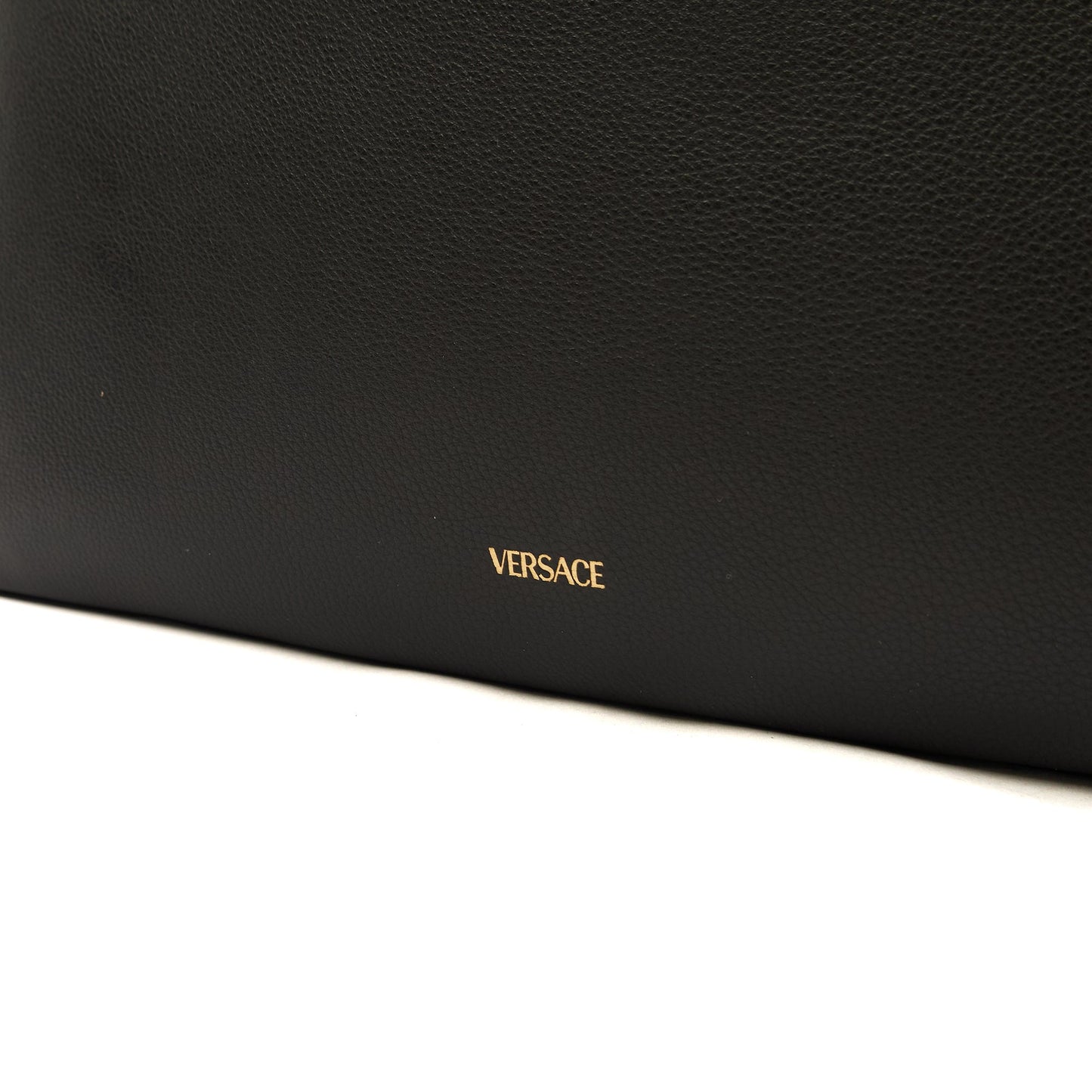 Versace Tote Virtus in Black, Leather — Alternate View 12