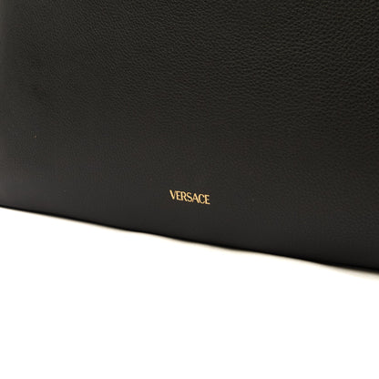 Versace Tote Virtus in Black, Leather — Alternate View 12