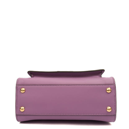 Fendi Cross Body Peekaboo Iseeu - Small in Purple, Leather — Detail View