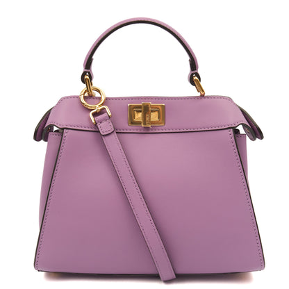Fendi Cross Body Peekaboo Iseeu - Small in Purple, Leather — Top View