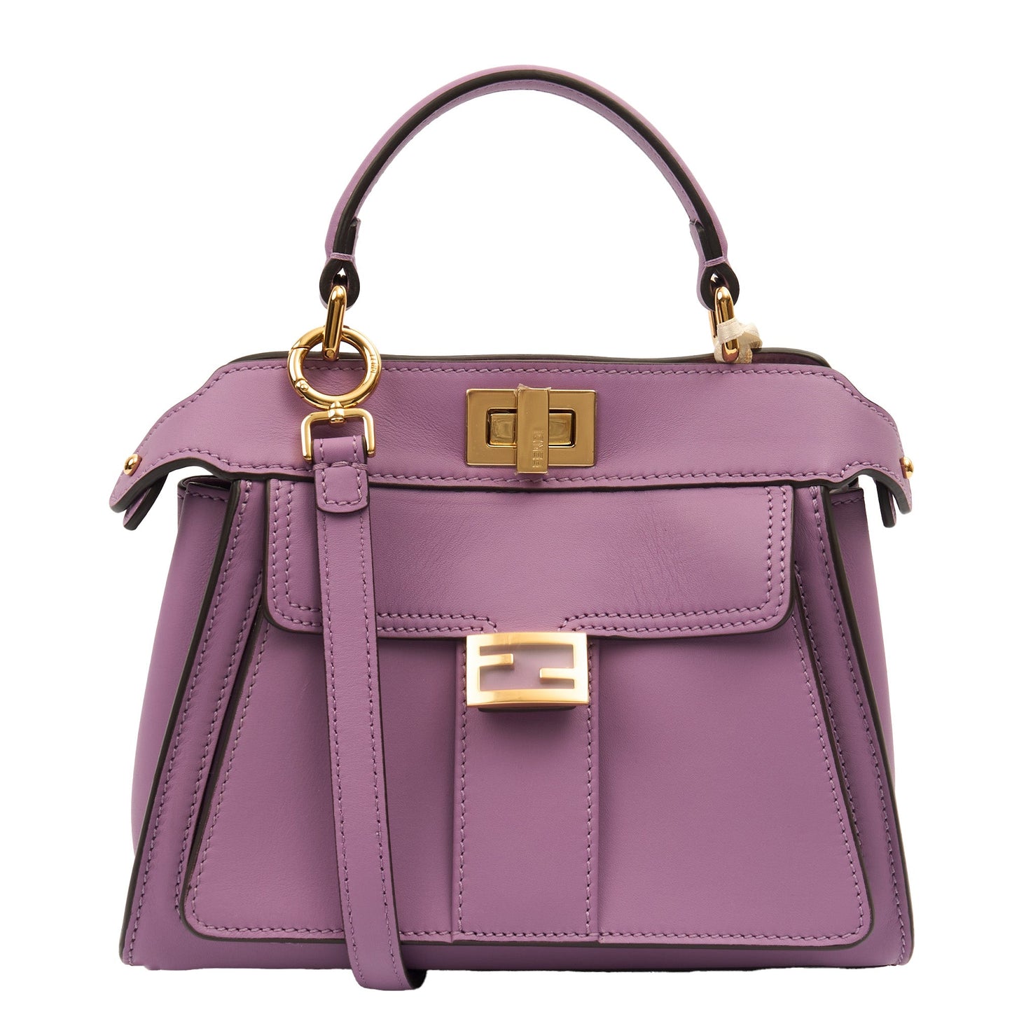 Fendi Cross Body Peekaboo Iseeu - Small in Purple, Leather — Alternate View 7