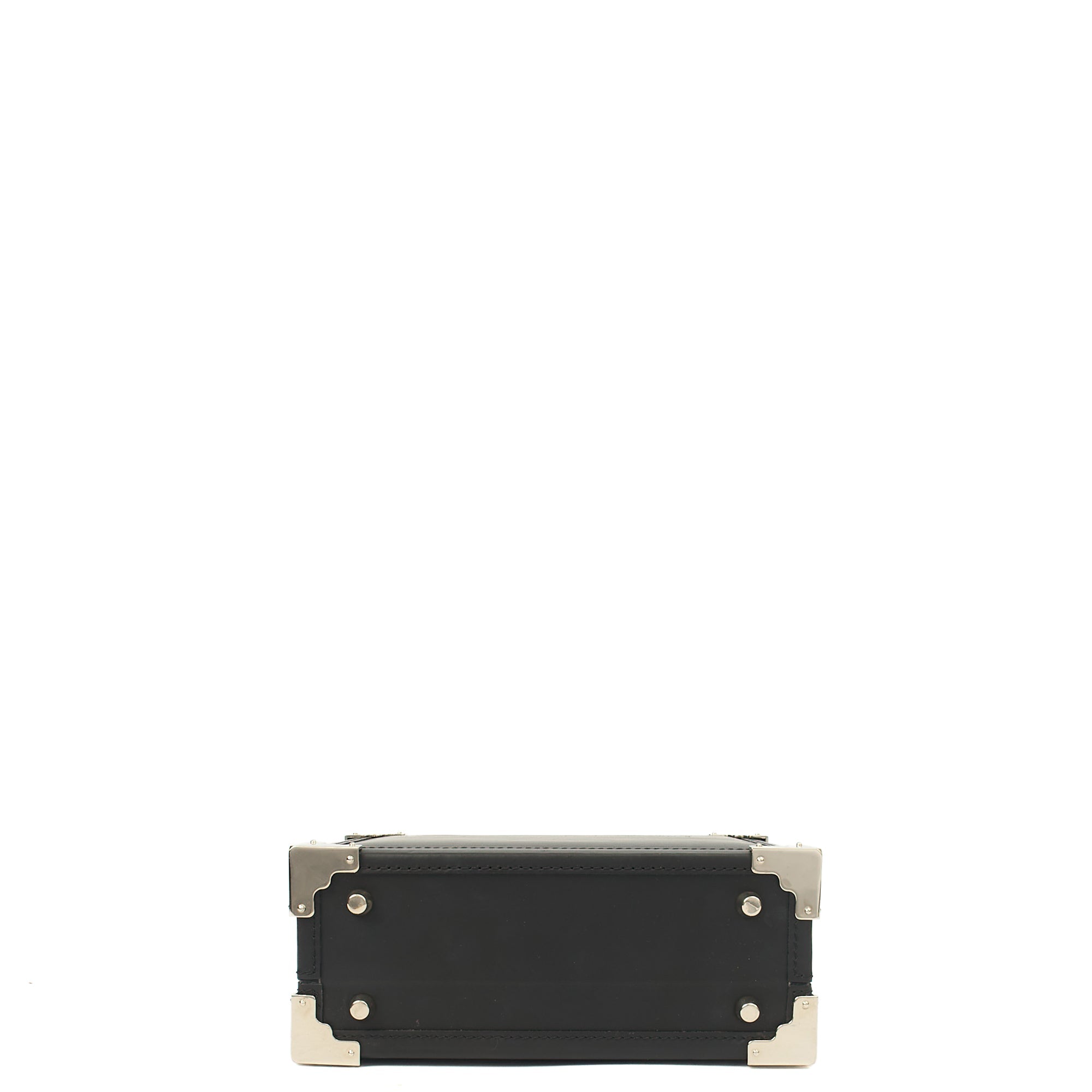 Aspinal of London Cross Body Trunk in Black, Leather — Alternate View 11
