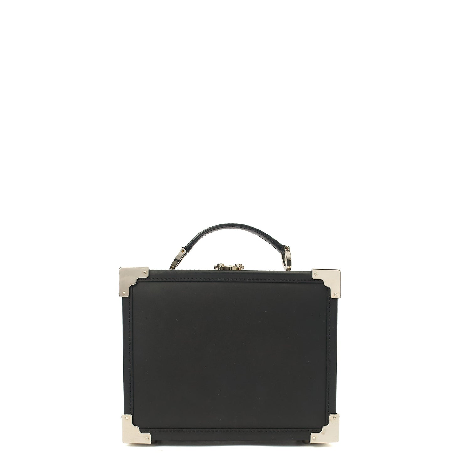 Aspinal of London Cross Body Trunk in Black, Leather — Alternate View 15