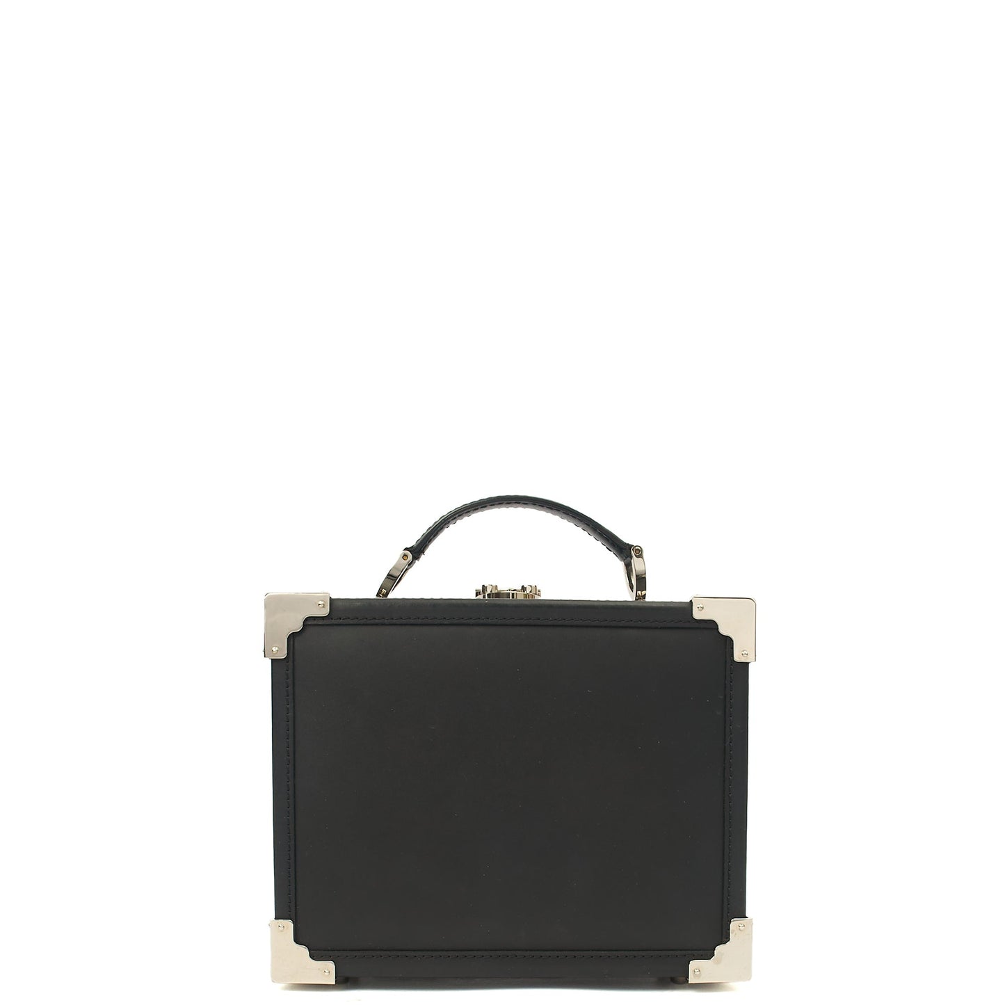 Aspinal of London Cross Body Trunk in Black, Leather — Alternate View 17