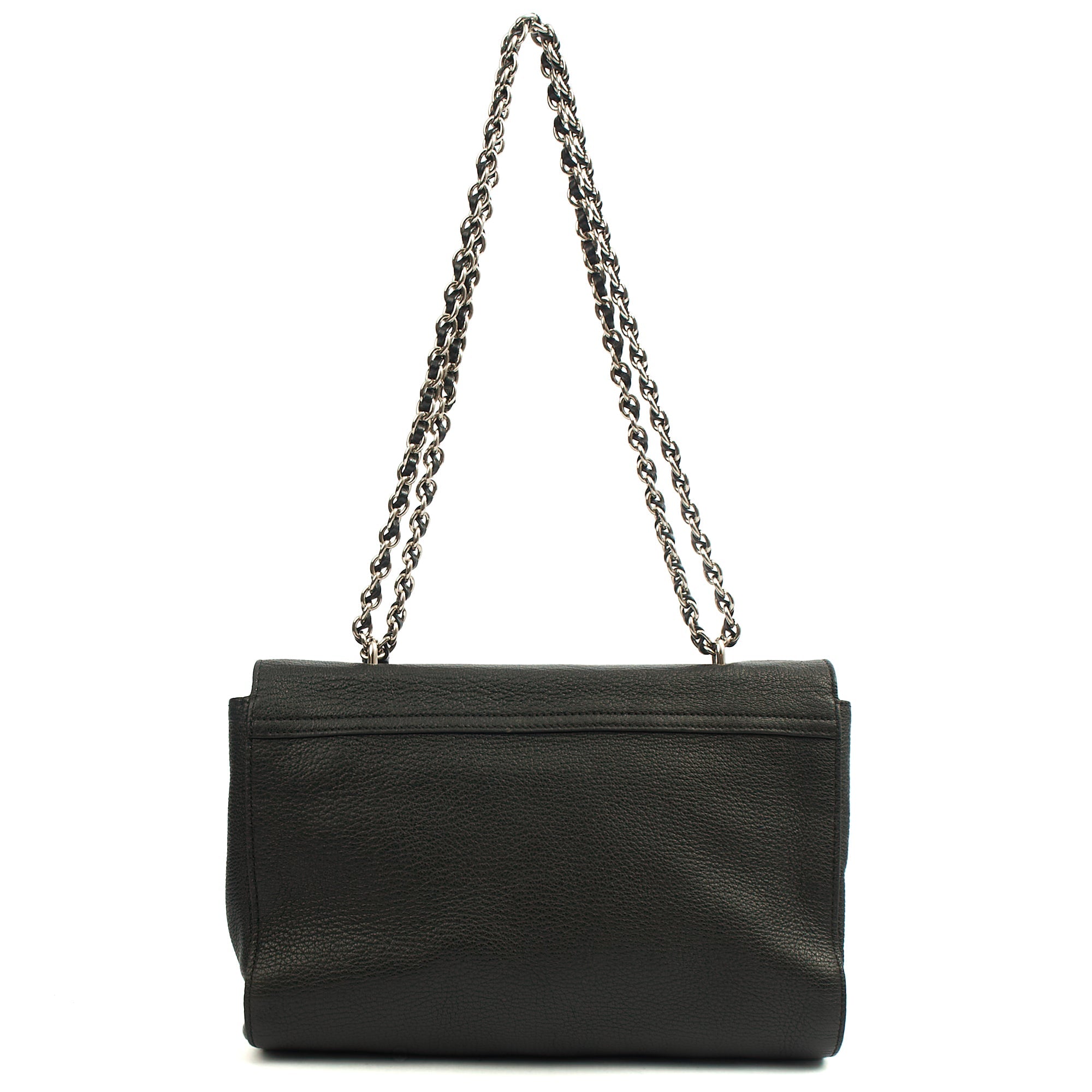 Mulberry Cross Body Lily - Large in Black, Leather — Back View