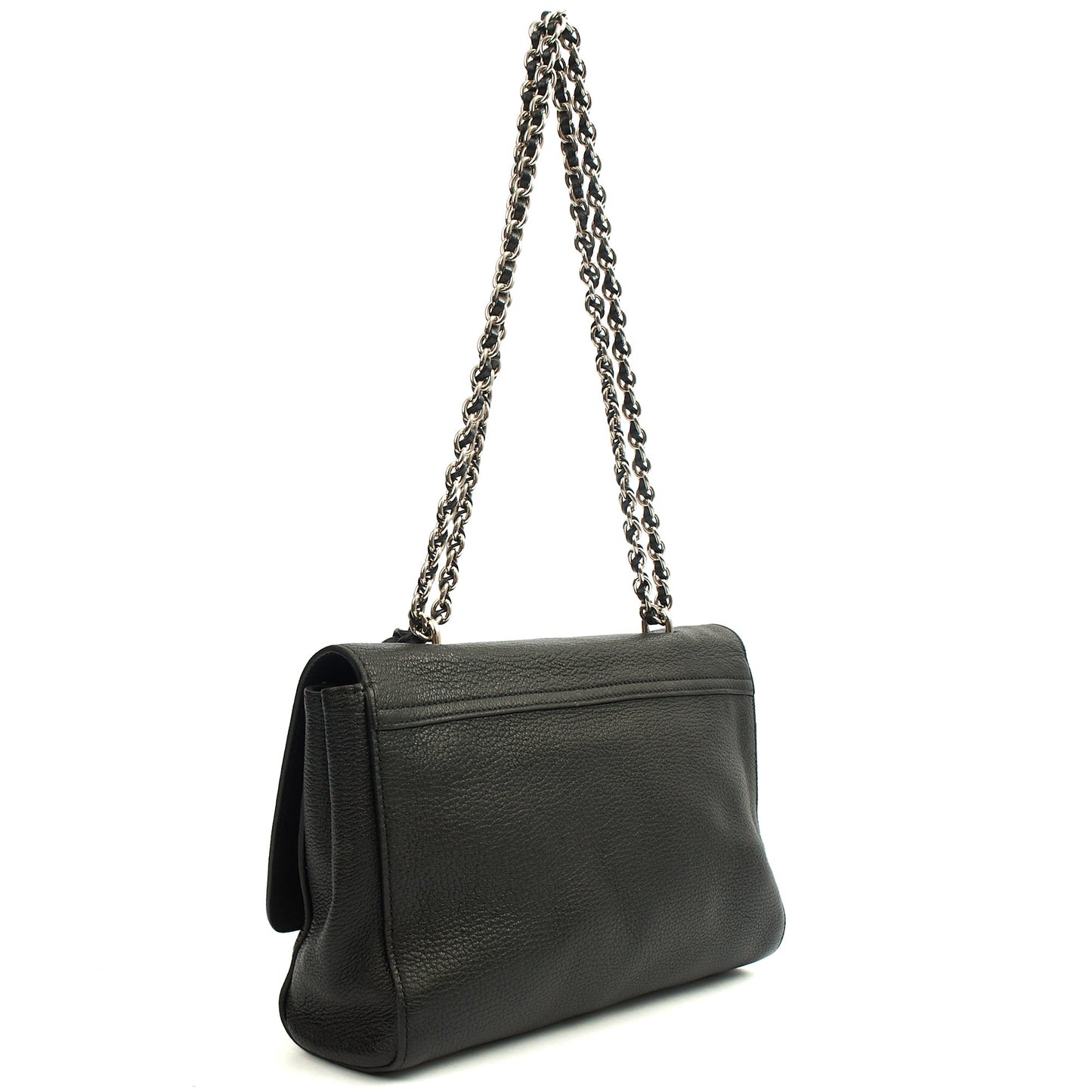 Mulberry Cross Body Lily - Large in Black, Leather — Side View