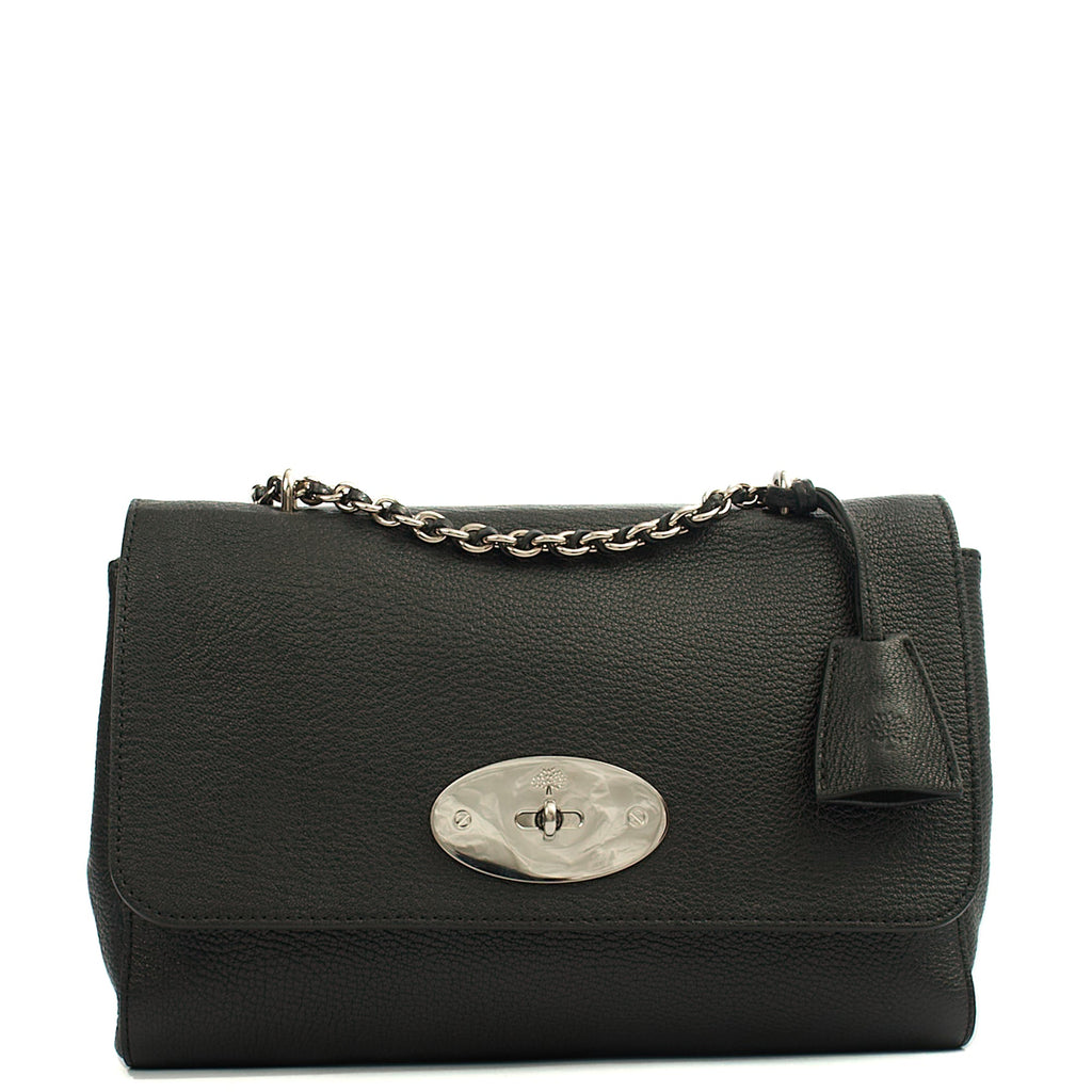 Mulberry Cross Body Lily - Large in Black, Leather — Detail View