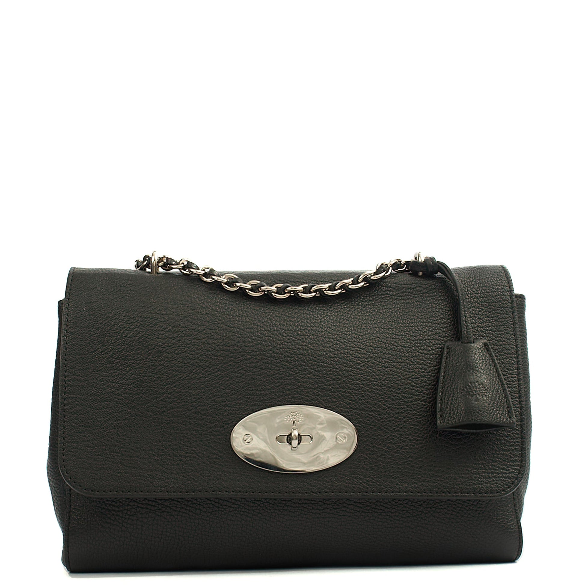 Mulberry Cross Body Lily - Large in Black, Leather — Detail View