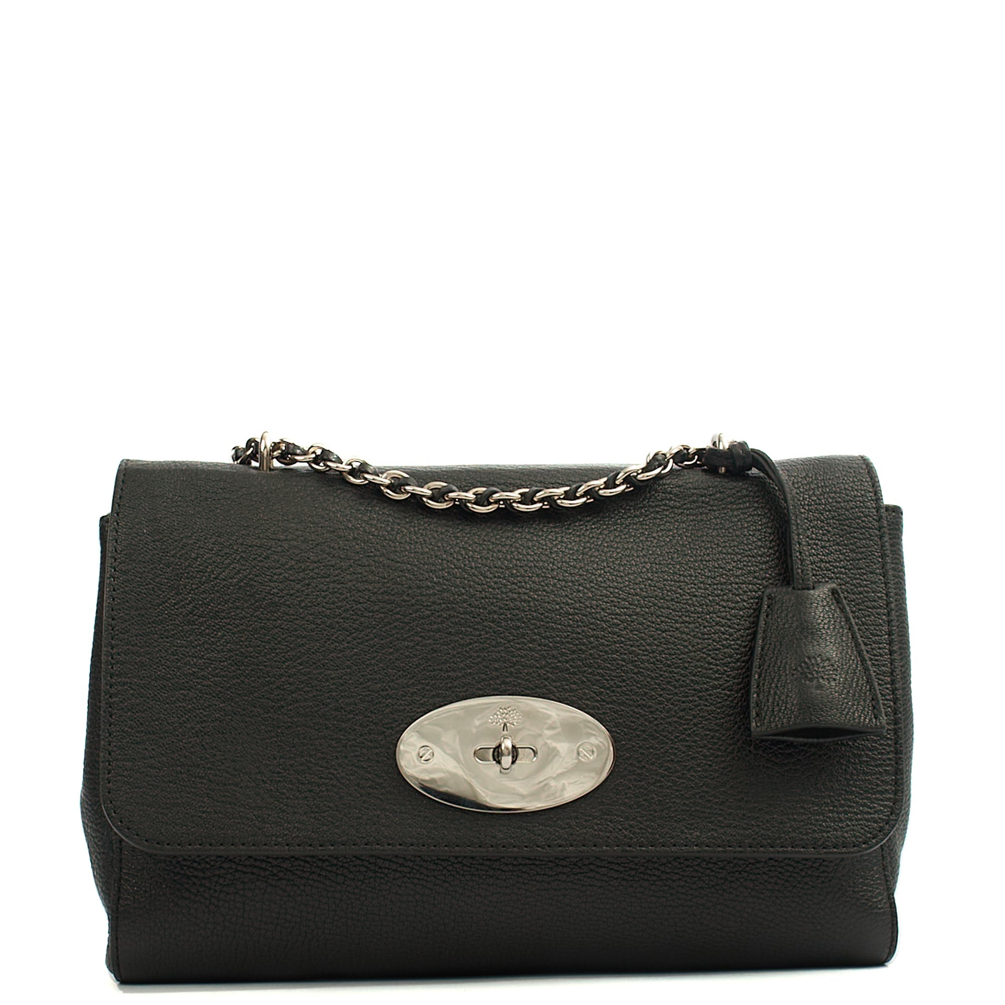Mulberry Cross Body Lily - Large in Black, Leather — Detail View