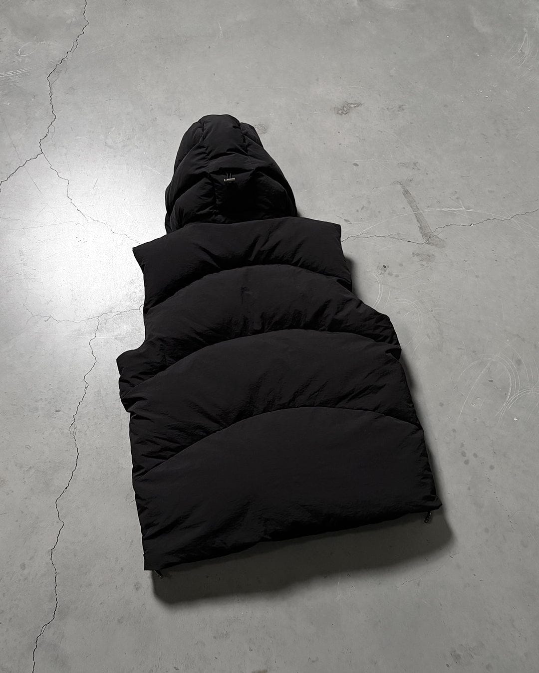 Legende Paris Puffer Bodywarmer - Black — XS — Back View