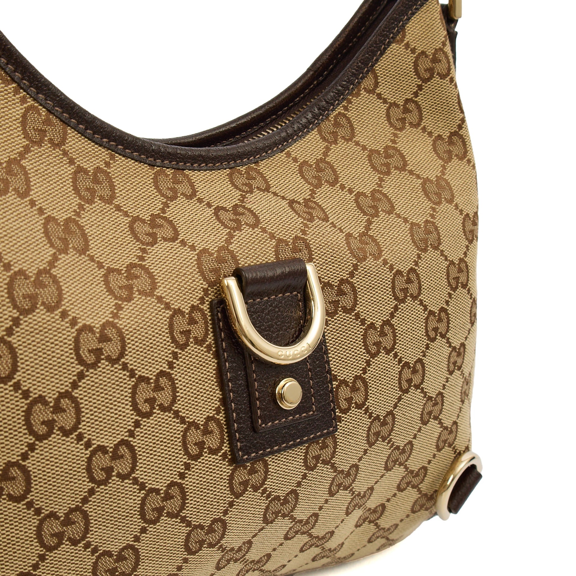 Gucci Shoulder Bag Abbey D-Ring Shoulder Bag in Brown, Fabric — Alternate View 14