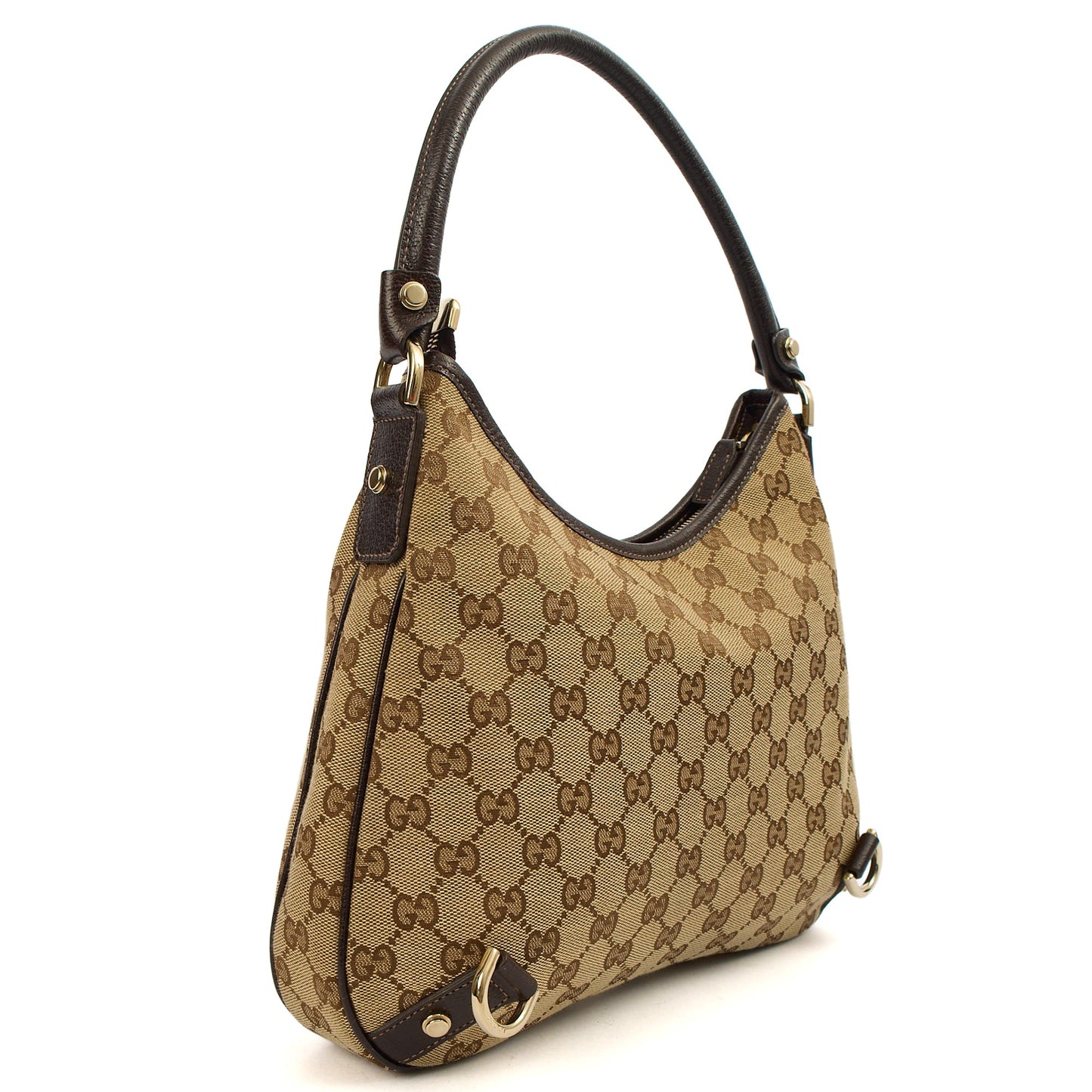 Gucci Shoulder Bag Abbey D-Ring Shoulder Bag in Brown, Fabric — Alternate View 11