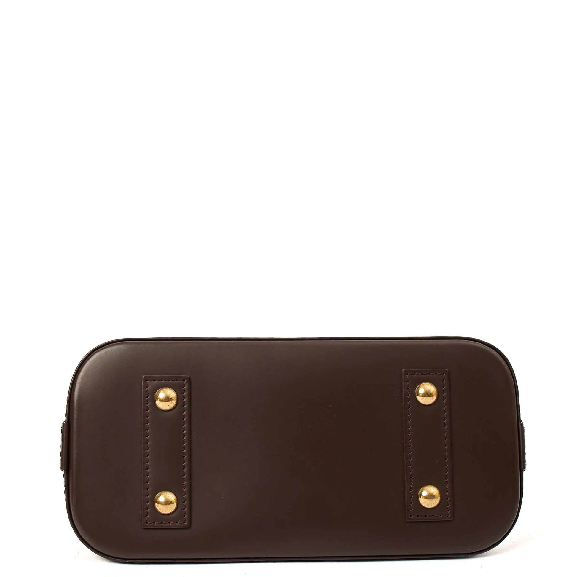 Louis Vuitton Top Handle Alma BB in Damier Geant, Canvas — Detail View
