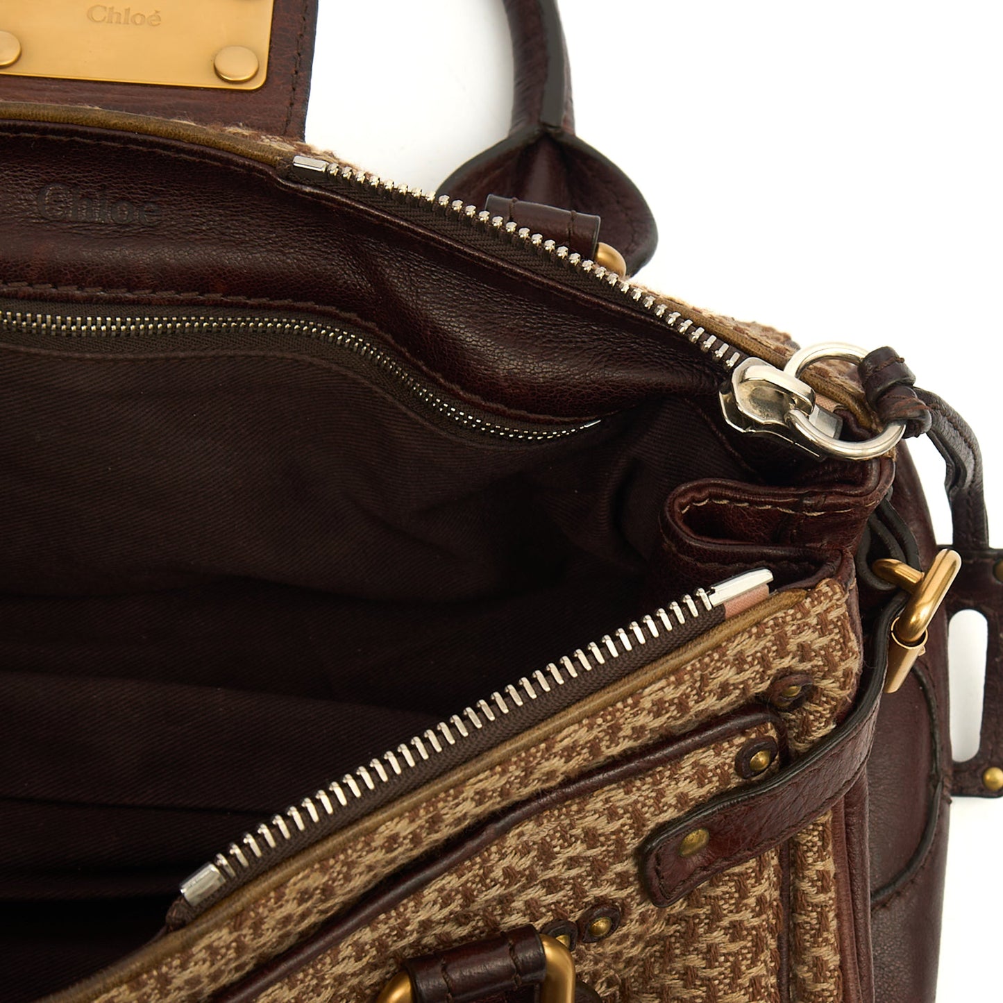 Chloe Tote Paddington in Brown, Canvas — Alternate View 7