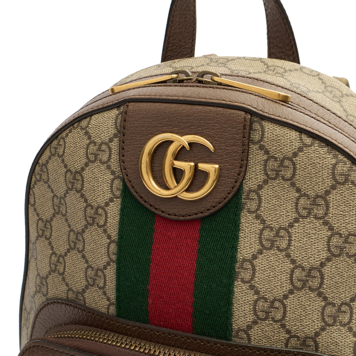 Gucci Backpack Ophidia Backpack - Small in Brown, Leather — Alternate View 18