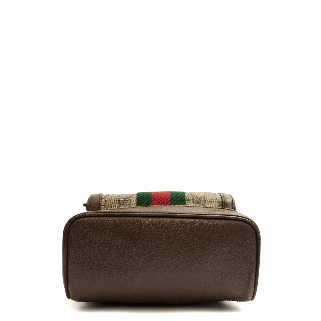 Gucci Backpack Ophidia Backpack - Small in Brown, Leather — Alternate View 16