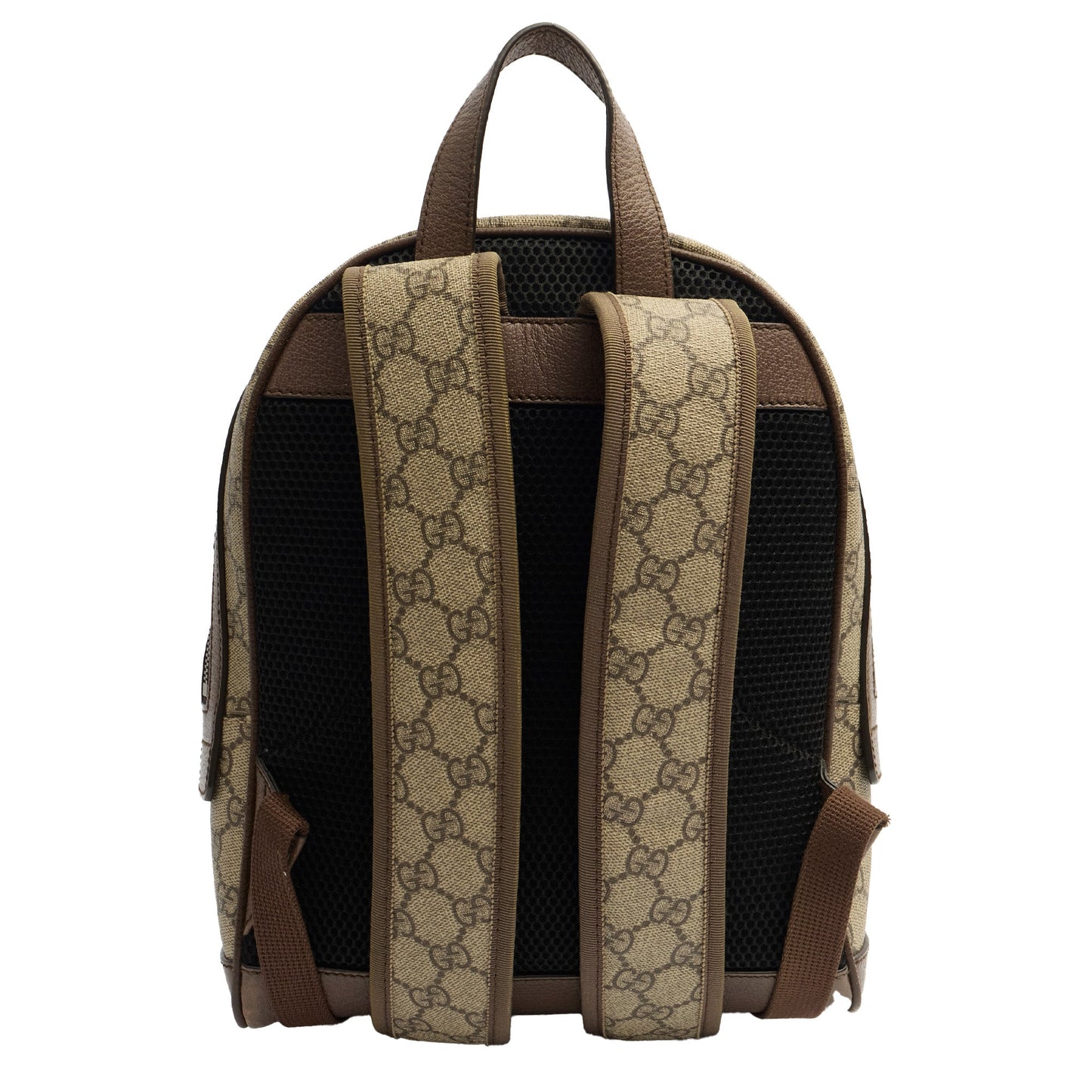 Gucci Backpack Ophidia Backpack - Small in Brown, Leather — Back View