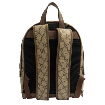 Gucci Backpack Ophidia Backpack - Small in Brown, Leather — Back View