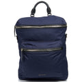 Burberry Backpack in Blue, Canvas — Front View