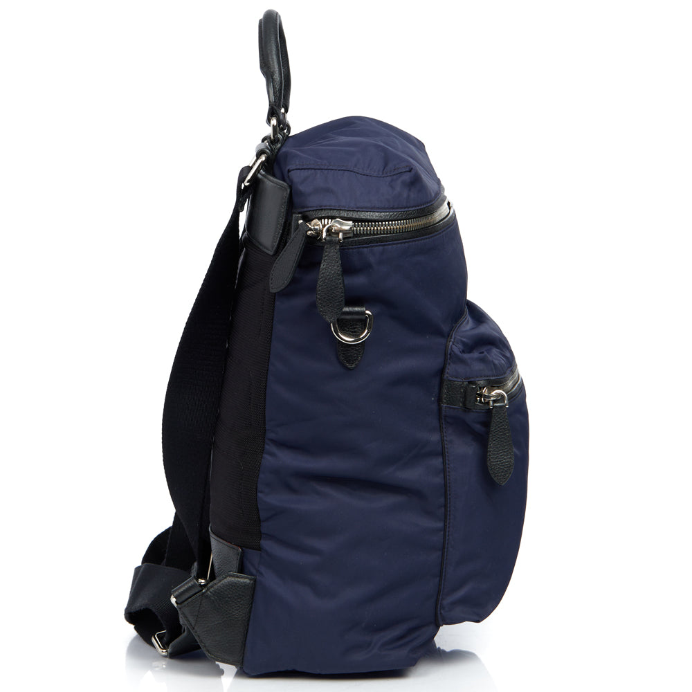 Burberry Backpack in Blue, Canvas — Alternate View 17