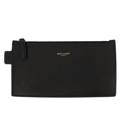 Saint Laurent Tote Shopping East West in Black, Leather — Alternate View 7