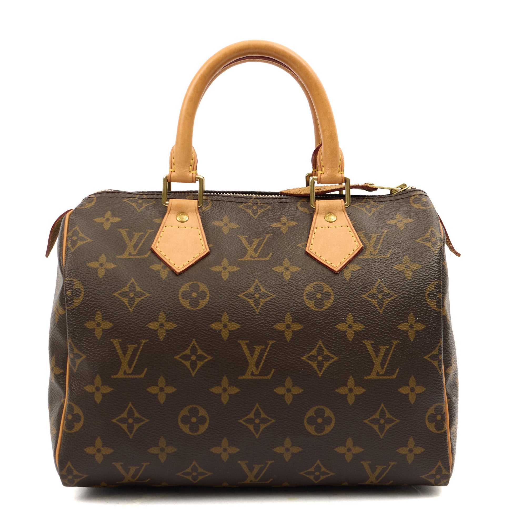 Louis Vuitton Top Handle Speedy 25 in Monogram, Canvas — Front View