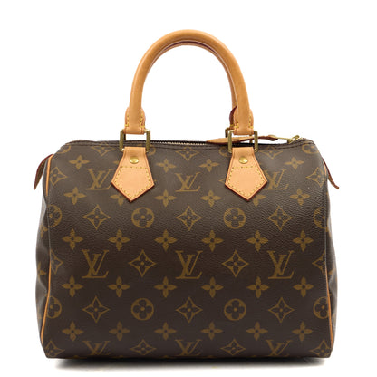 Louis Vuitton Top Handle Speedy 25 in Monogram, Canvas — Front View