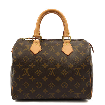 Louis Vuitton Top Handle Speedy 25 in Monogram, Canvas — Top View