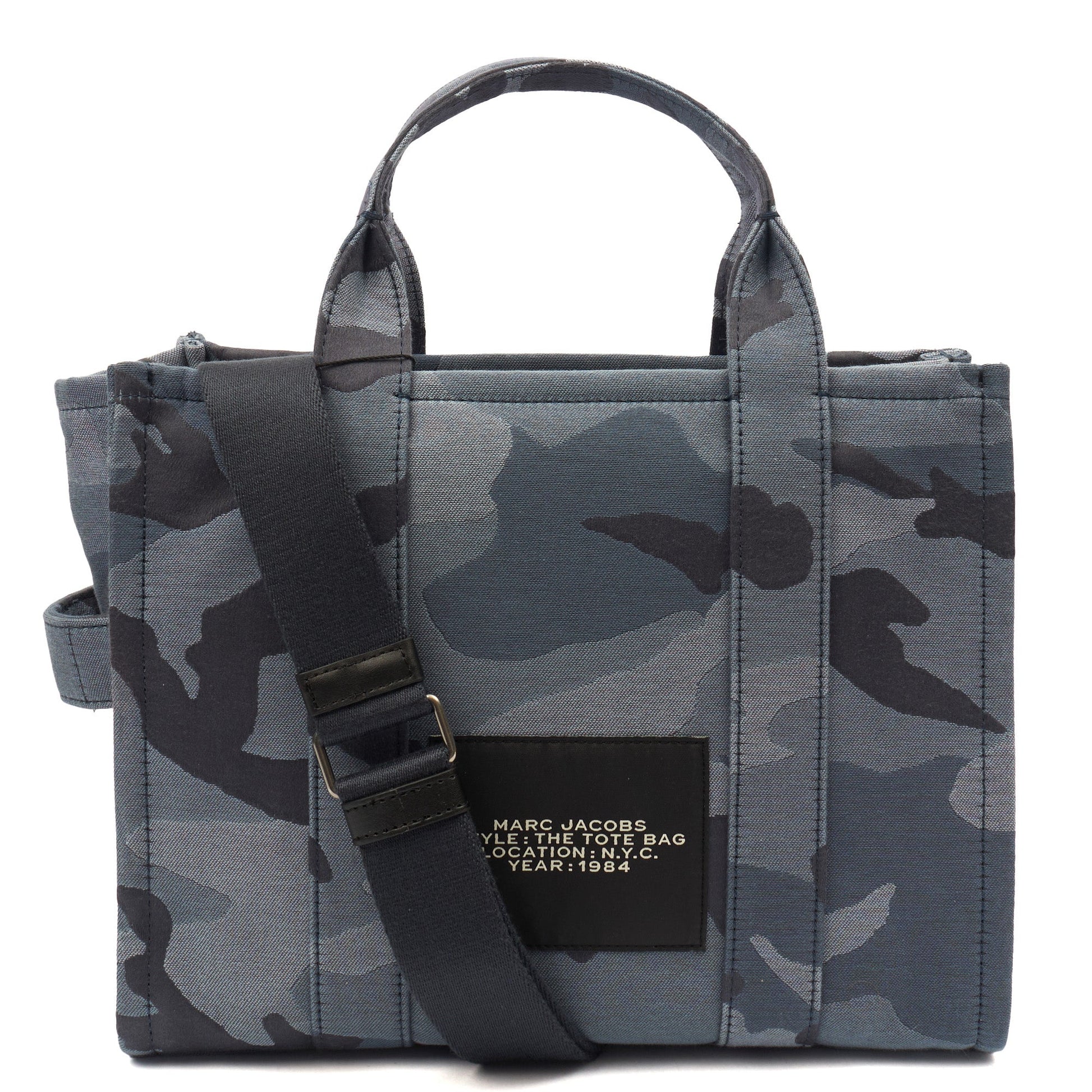 Marc Jacobs Tote The Tote Bag in Camo Blue, Fabric — Alternate View 11
