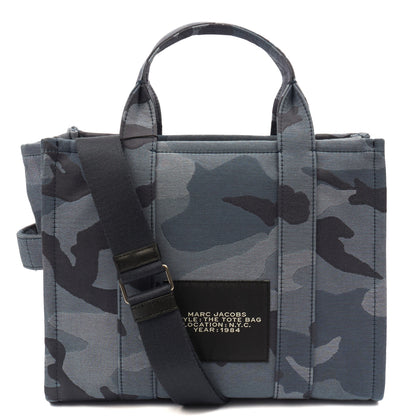 Marc Jacobs Tote The Tote Bag in Camo Blue, Fabric — Alternate View 11