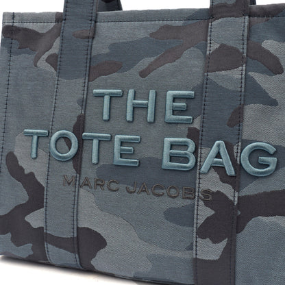 Marc Jacobs Tote The Tote Bag in Camo Blue, Fabric — Side View