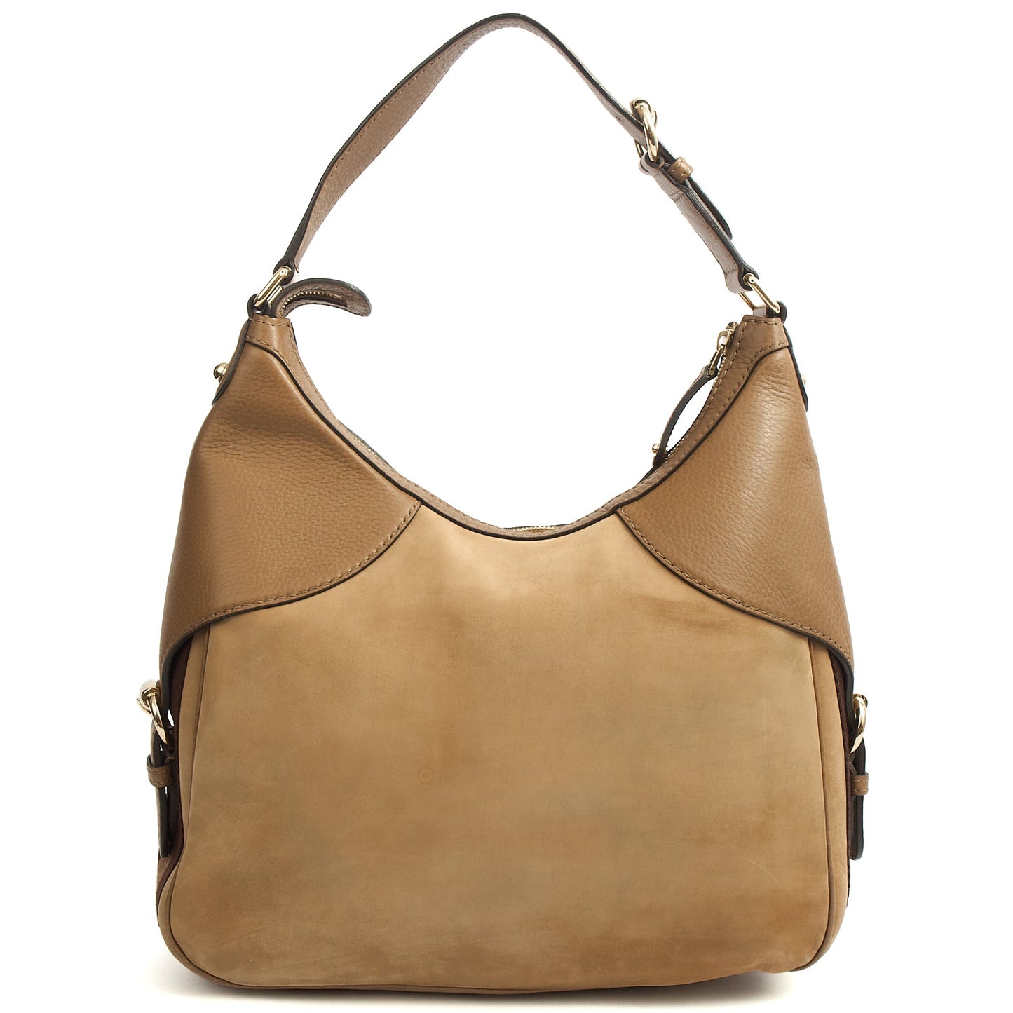 Gucci Tote Horsebit Hobo in Brown, invalid — Back View