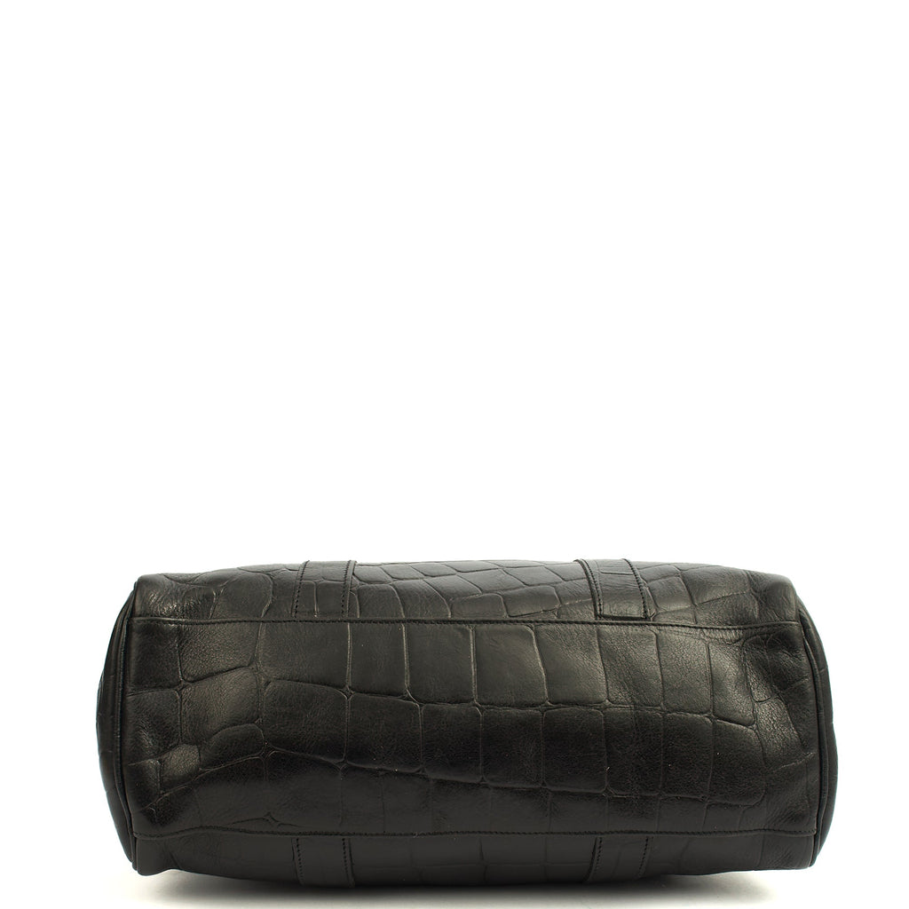 Mulberry Tote Bayswater Heritage in Black, Exotic Effect Leather — Alternate View 10