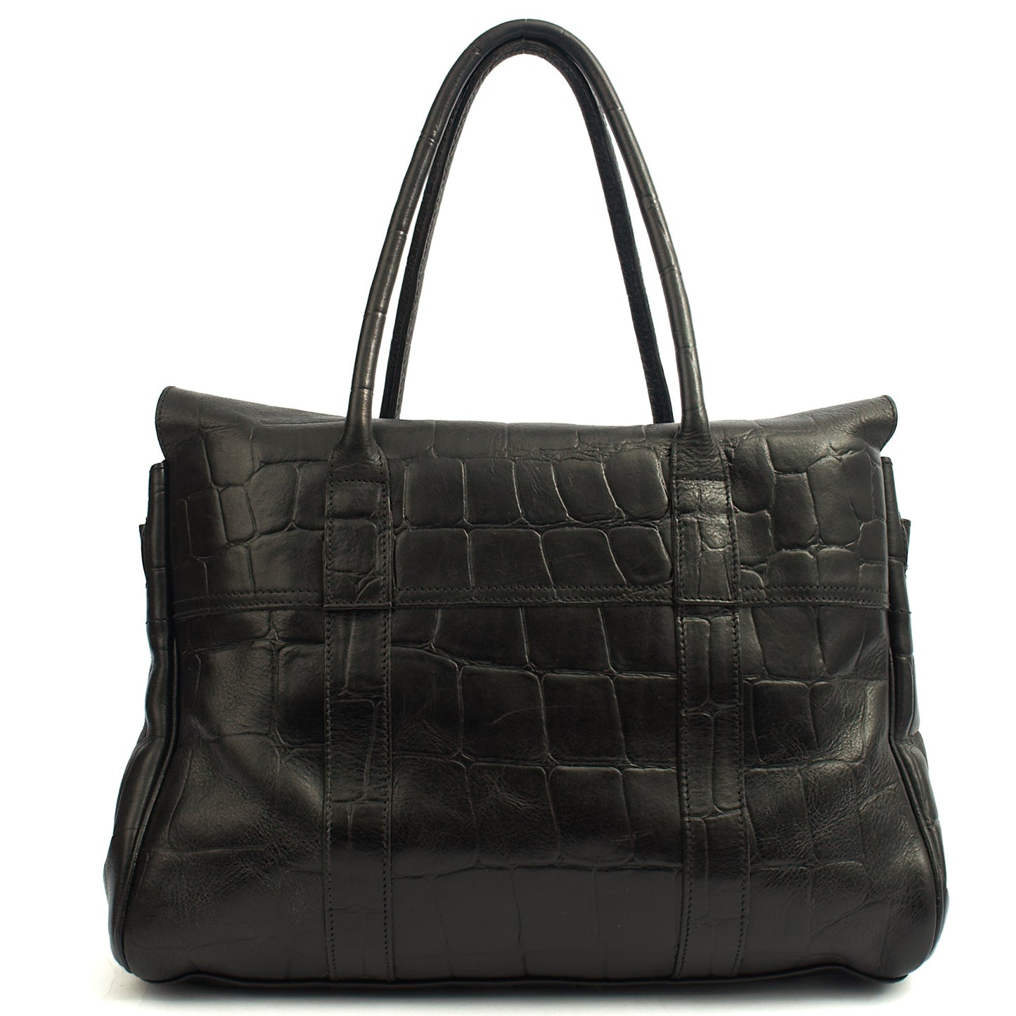 Mulberry Tote Bayswater Heritage in Black, Exotic Effect Leather — Alternate View 9
