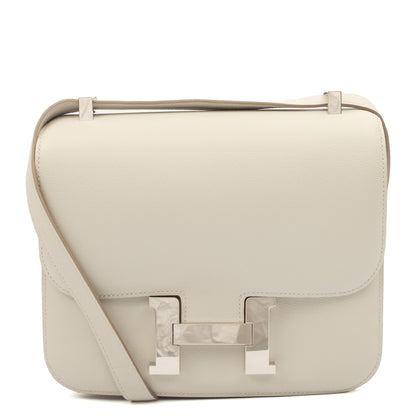 Hermes Constance 24 in Gris Perle, Evercolour — Front View