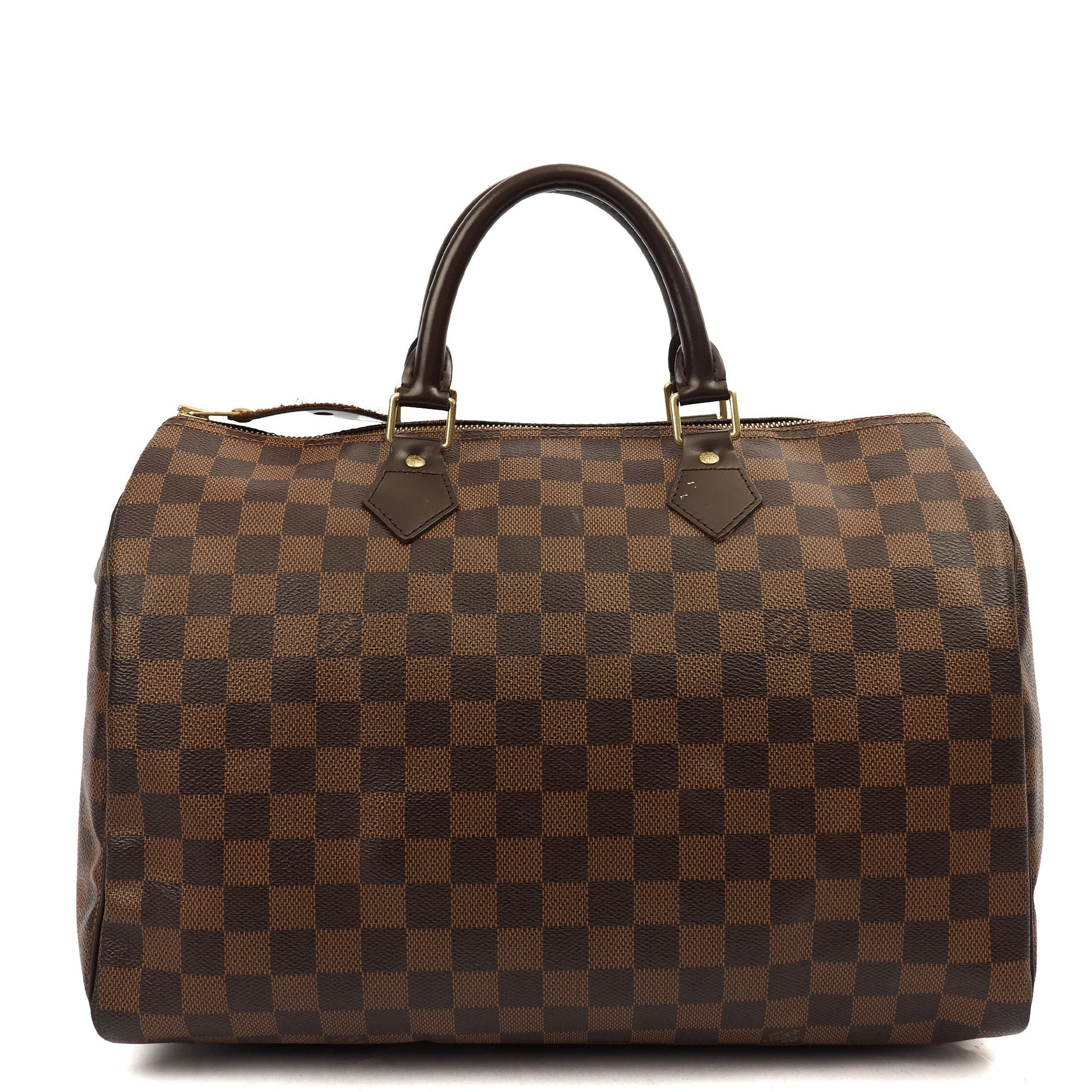 Louis Vuitton Top Handle Speedy 30 in Monogram, Canvas — Top View