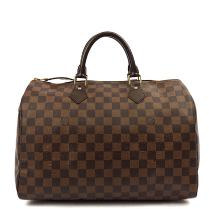 Louis Vuitton Top Handle Speedy 30 in Monogram, Canvas — Top View